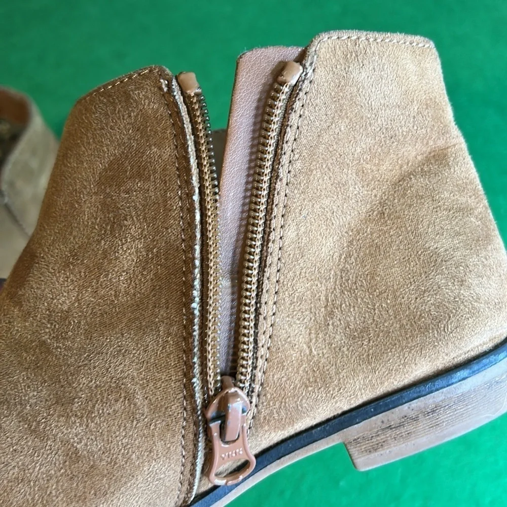 Cat & JACK  GIRLS ANKLE BOOTS ZIP UP SIDES SZ 1